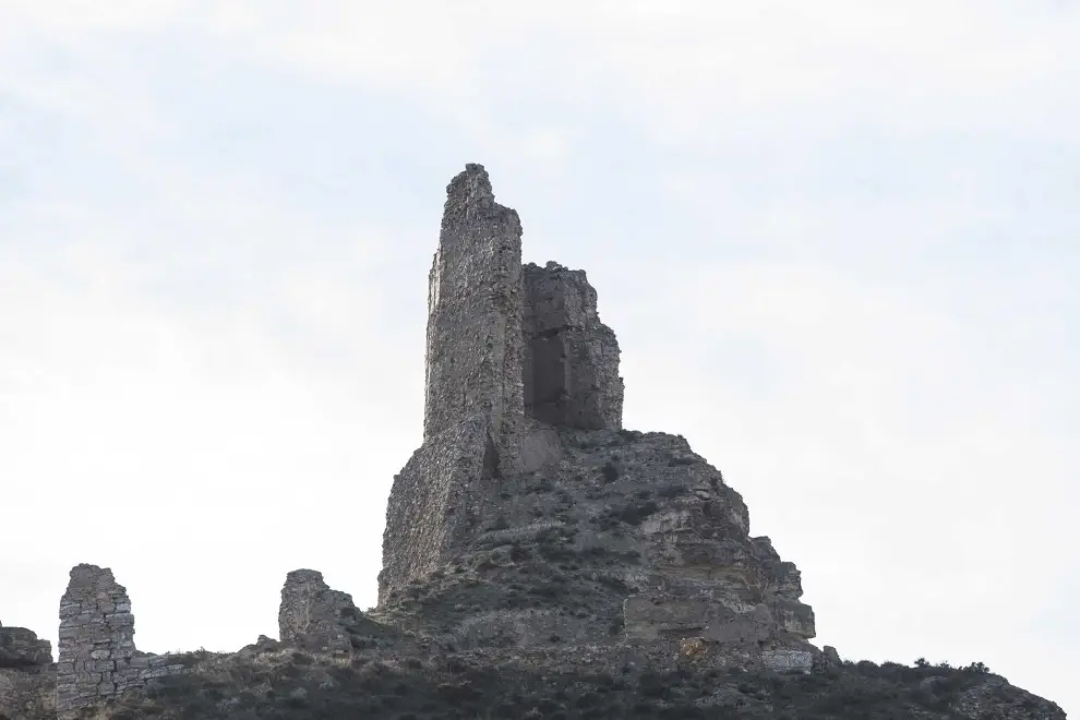 Restos del castillo islámico de Rueda de Jalón