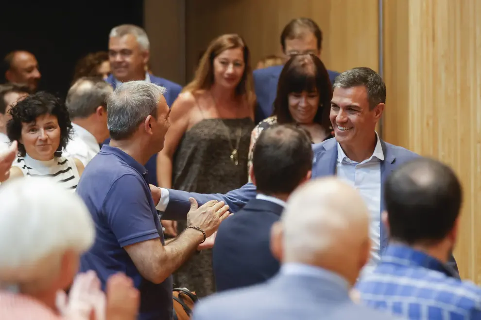 El presidente del Gobierno en funciones y secretario general del PSOE, Pedro Sánchez, preside este miércoles en Madrid la reunión de la Ejecutiva Federal del partido