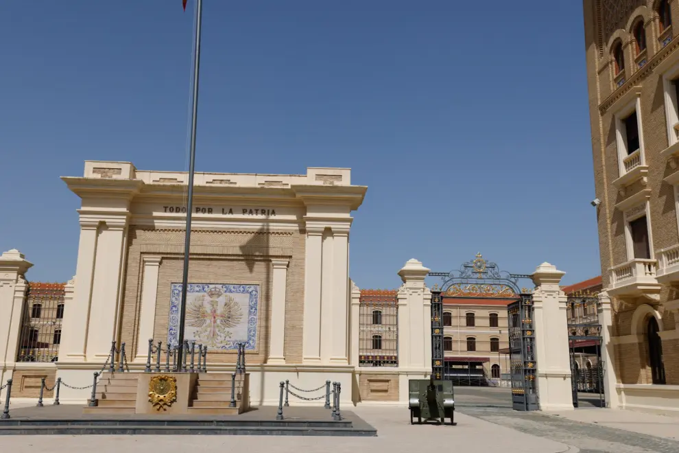 Instalaciones de la Academia General Militar de Zaragoza antes de la incorporación de Leonor.