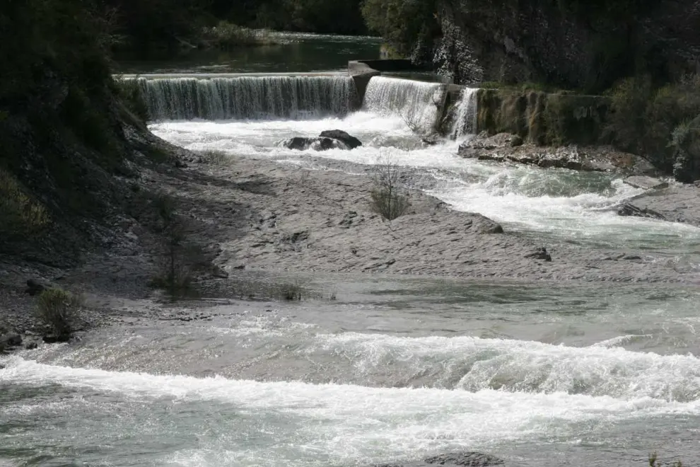 El rio Bellos en la zona de Añisclo