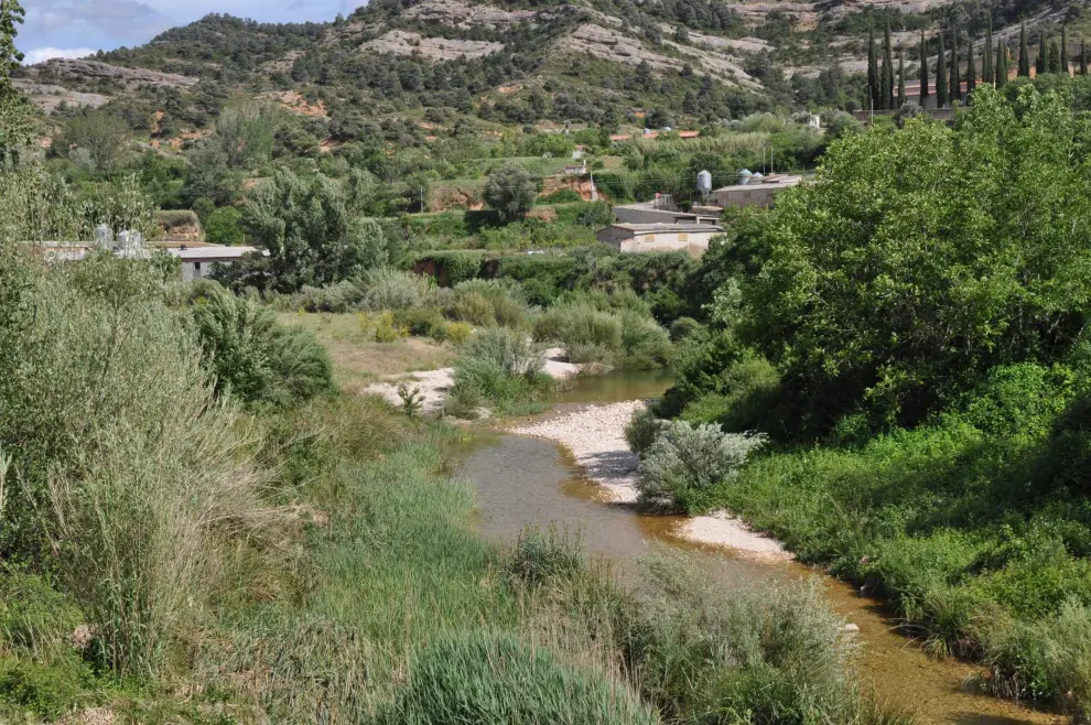 Cauce del río Matarraña en Beceite