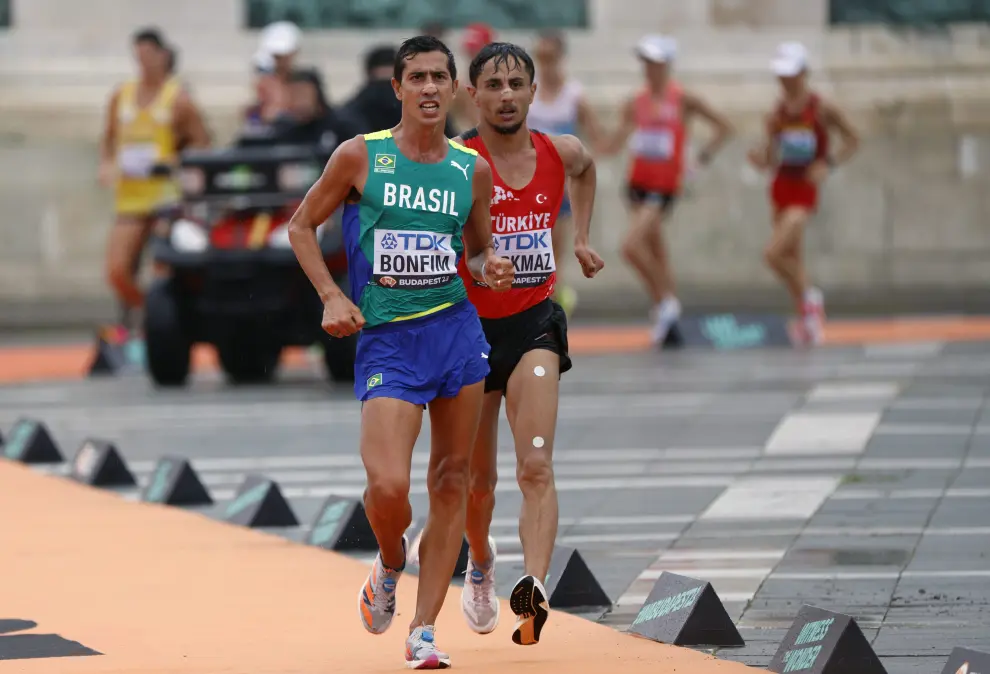 El español Álvaro Martín, campeón del mundo de 20 kilómetros marcha.