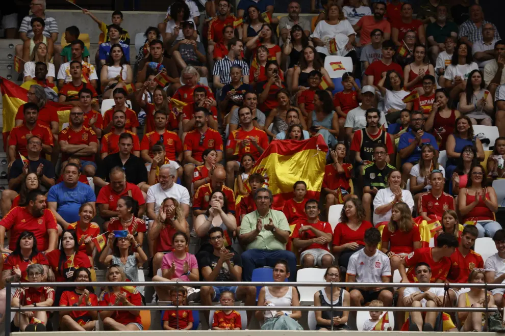 Zaragoza vibra con la final del Mundial en el pabellón Siglo XXI
