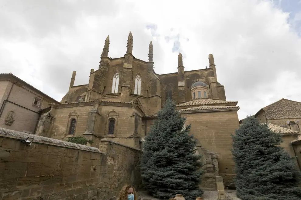 Fachada de la Catedral de Santa María de Huesca