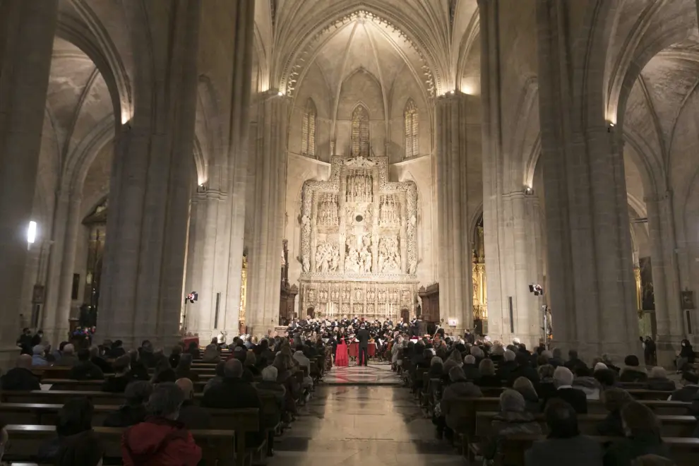 Celebración del Tota Pulchra en la Catedral de Huesca
