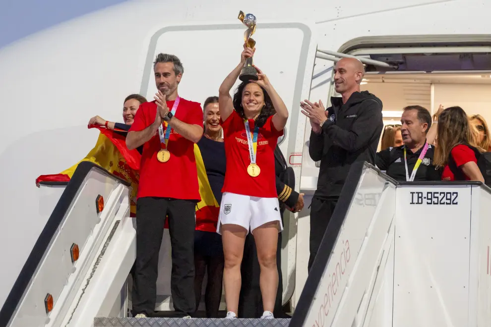 Las campeonas del mundo llegan a Madrid.