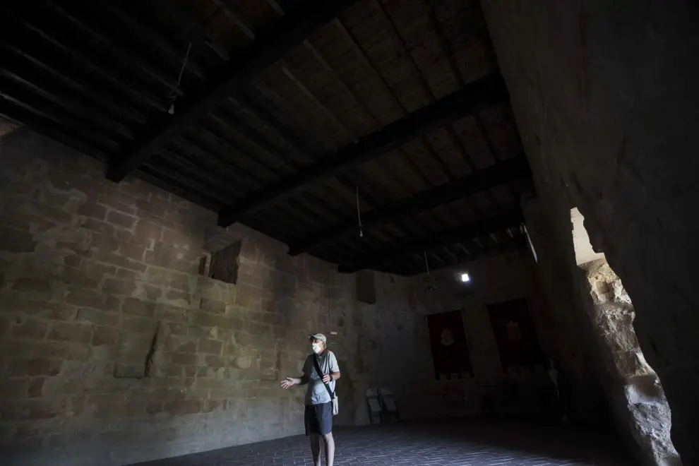 Interior de la Torre del Castillo de Biel