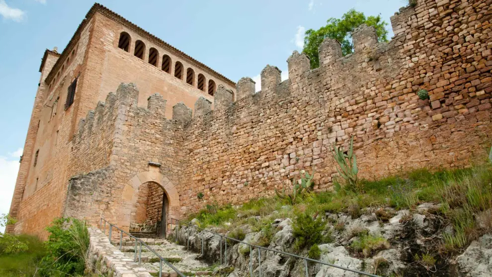 Escaleras del Castillo-Colegiata de Alquézar
