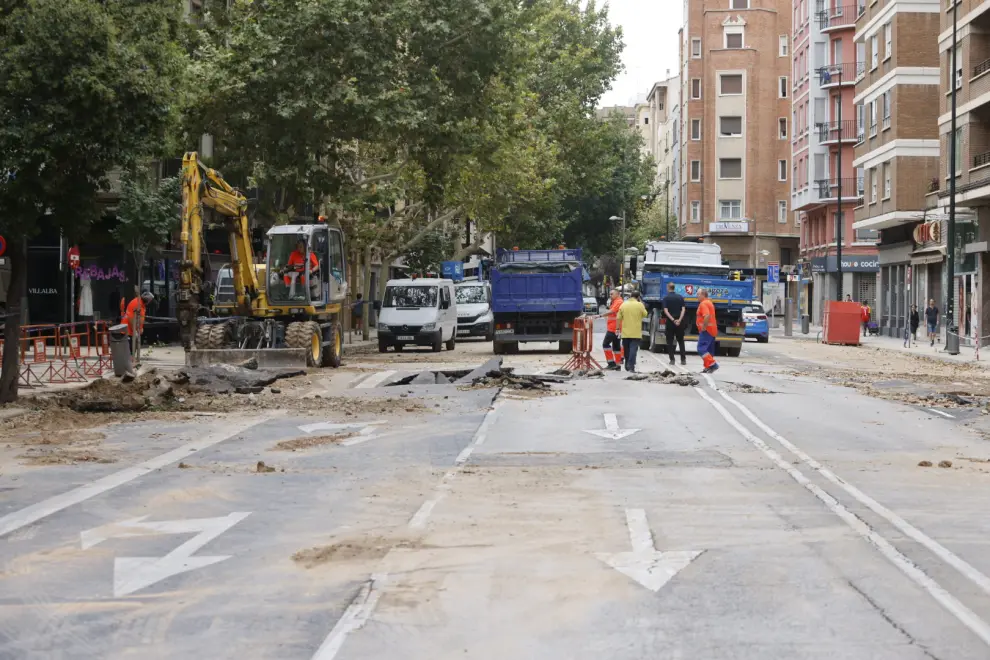 Reparan los destrozos tras el reventón en la Puerta del Carmen