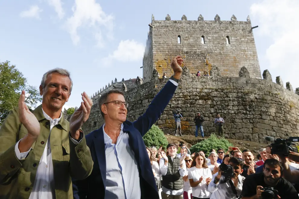 Feijóo abre el curso político en el Castillo de Soutomaior (Pontevedra)