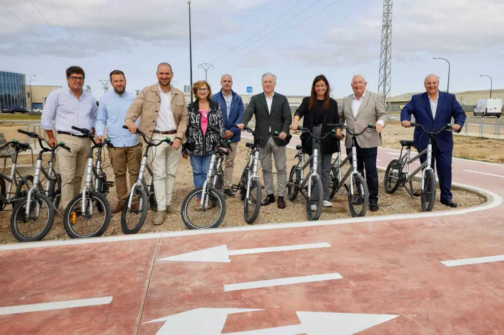 Nuevo tramo de 4,5 kilómetros de carril bici del Polígono Malpica