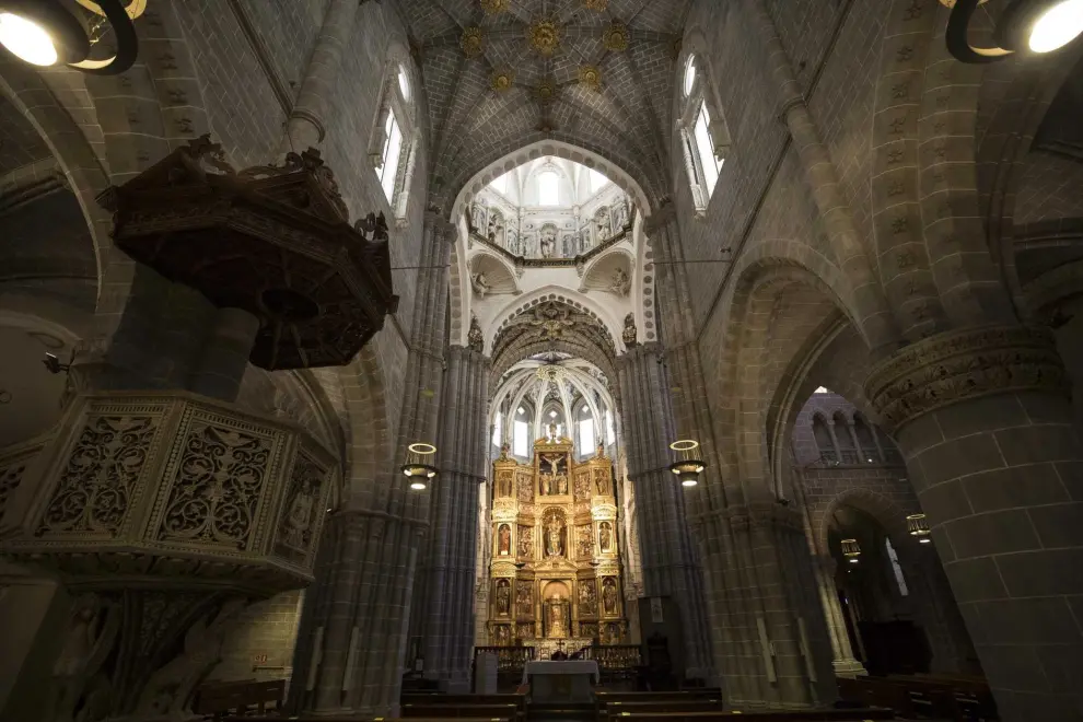 Interior de la Catedral de Santa María de la Huerta
