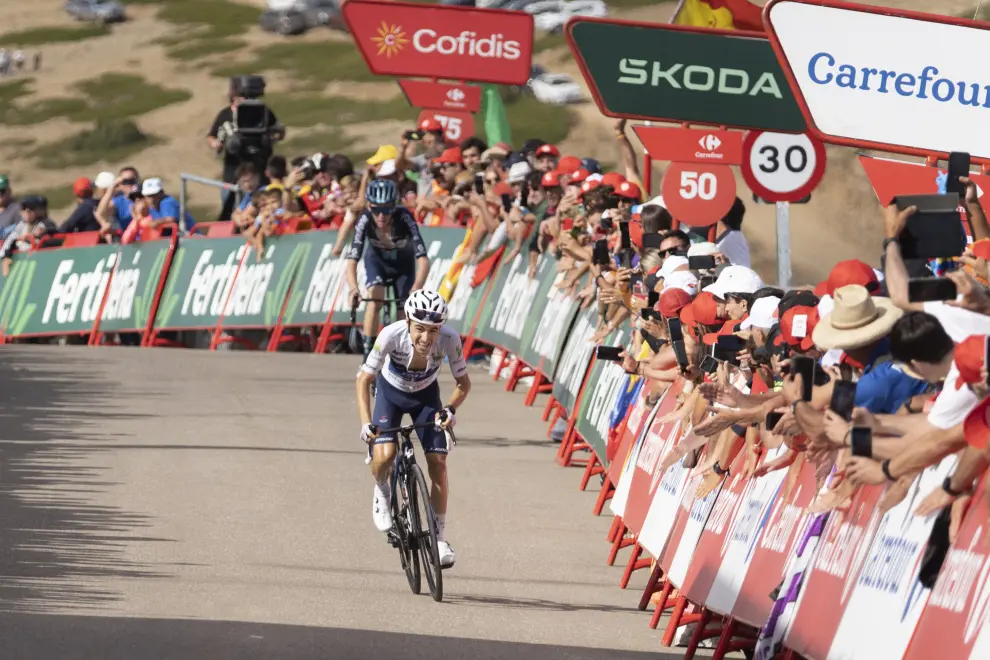 Lenny Martínez es nuevo líder de la Vuelta a Vuelta a España en el Observatorio de Javalambre