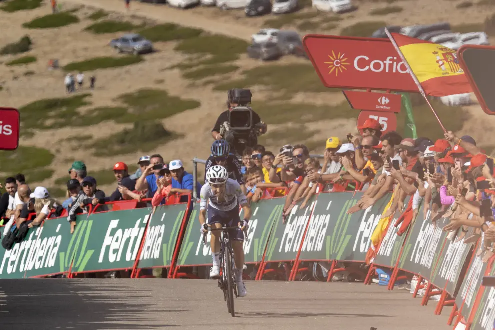 Lenny Martínez es nuevo líder de la Vuelta a Vuelta a España en el Observatorio de Javalambre