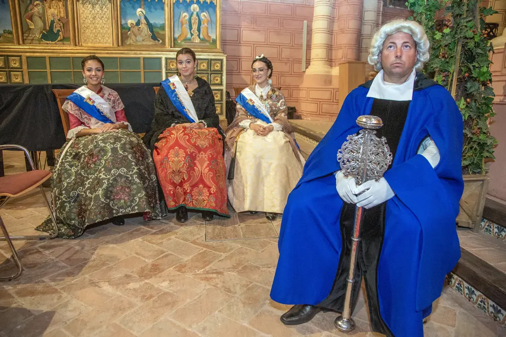 42 años de hermanamiento de Gáldar (Canarias) y Calatayud. Acto en la iglesia de San Pedro de los Francos de Calatayud.