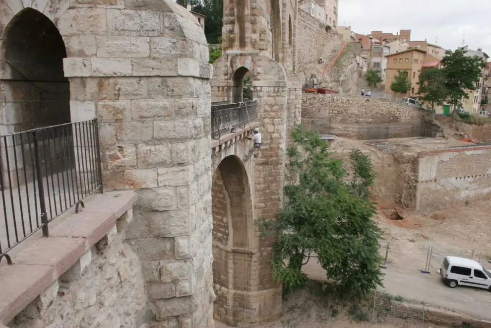Arcos del Acueducto medieval de la ciudad de Teruel