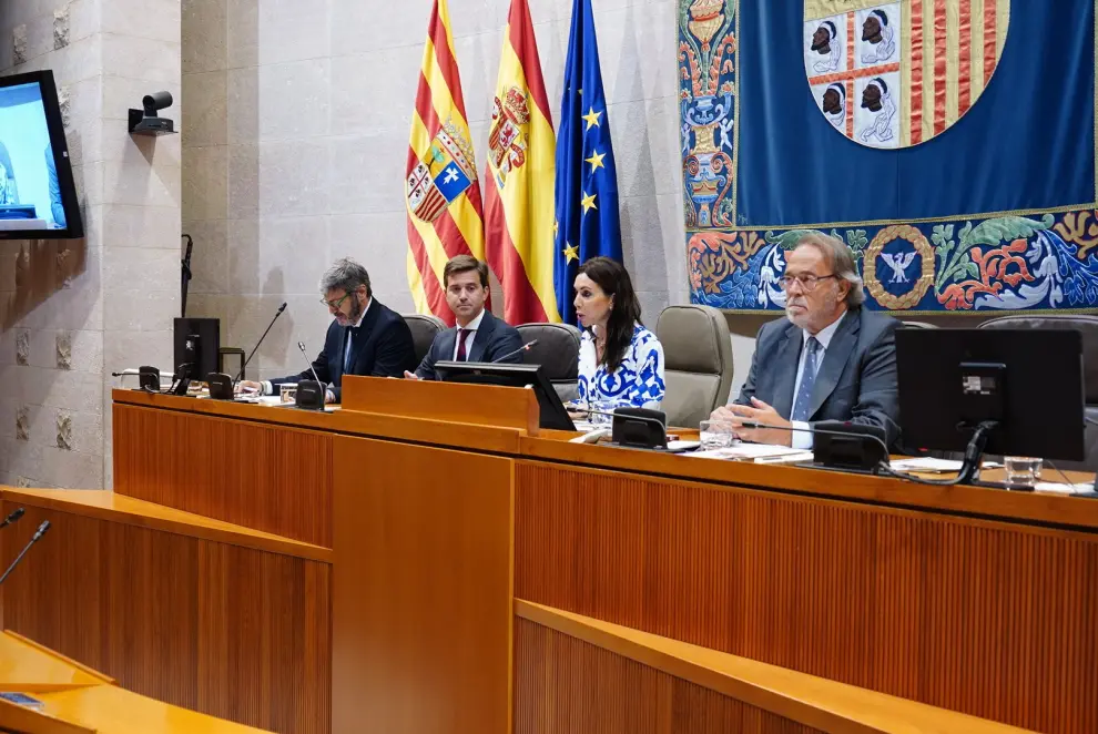 Sesión del primer pleno de la XI Legislatura de las Cortes de Aragón 2023