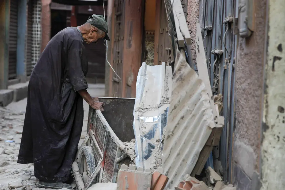 Imágenes de los destrozos generados por el terremoto en Marruecos de magnitud 7.