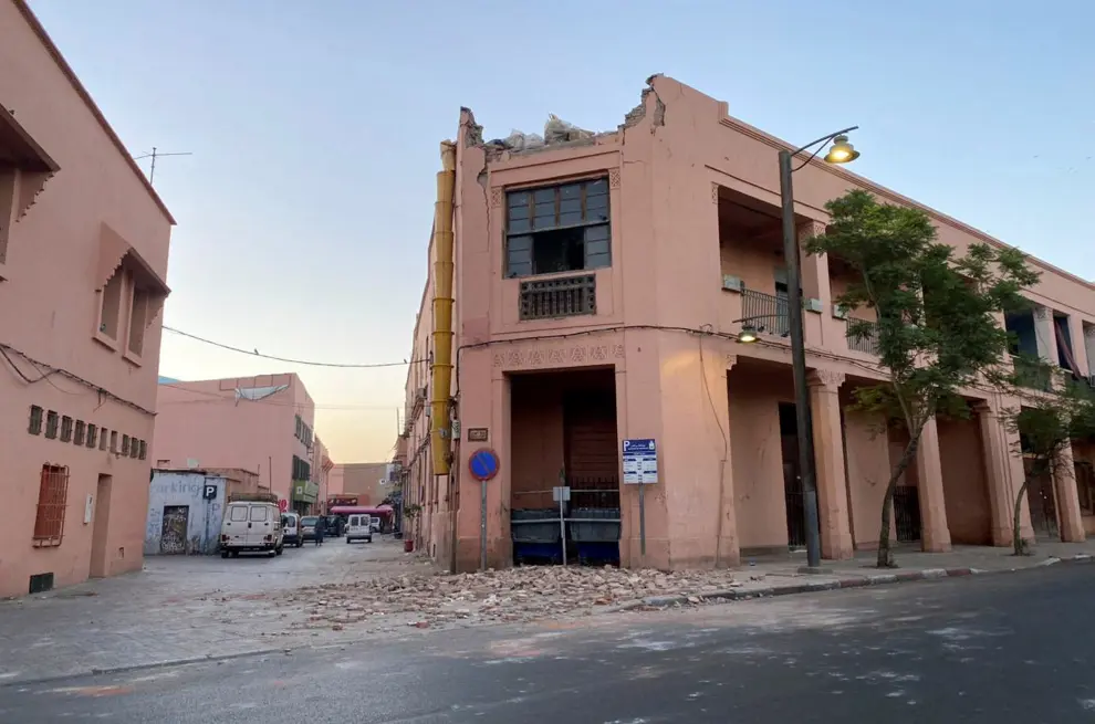 Imágenes de los efectos del terremoto en Marruecos de magnitud 7.