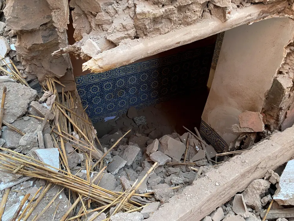 Imágenes del terremoto de magnitud 7 que ha sacudido Marruecos.