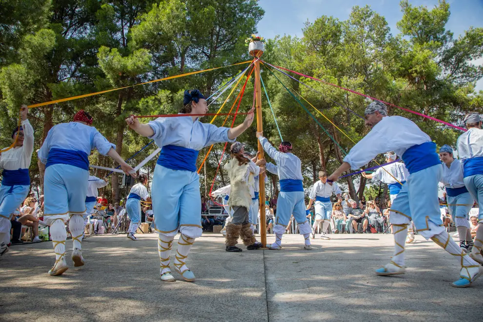 Foto del Dance de las Cabañas de La Almunia.