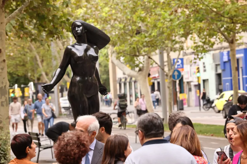La familia del artista catalán Ricard Sala ha donado a Zaragoza una escultura que realizó en 1978 y que rinde homenaje a la condición femenina.