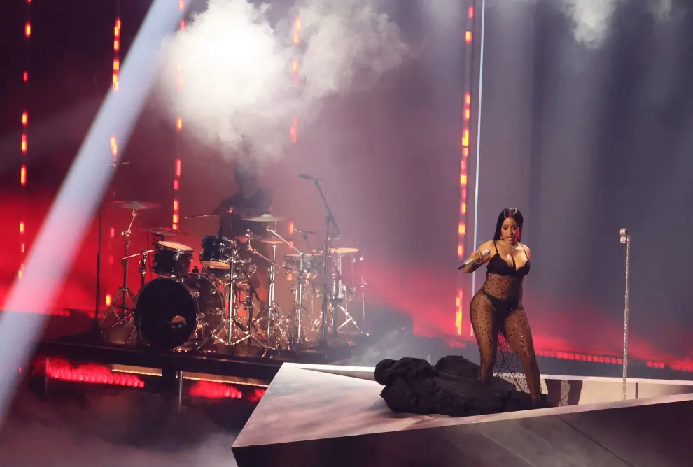 Nicki Minaj en su actuación de los MTV Video Music Awards