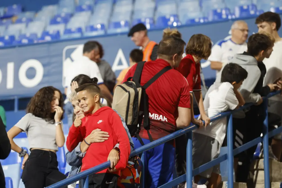 Búscate en La Romareda en las fotos del partido Real Zaragoza - Racing de Santander