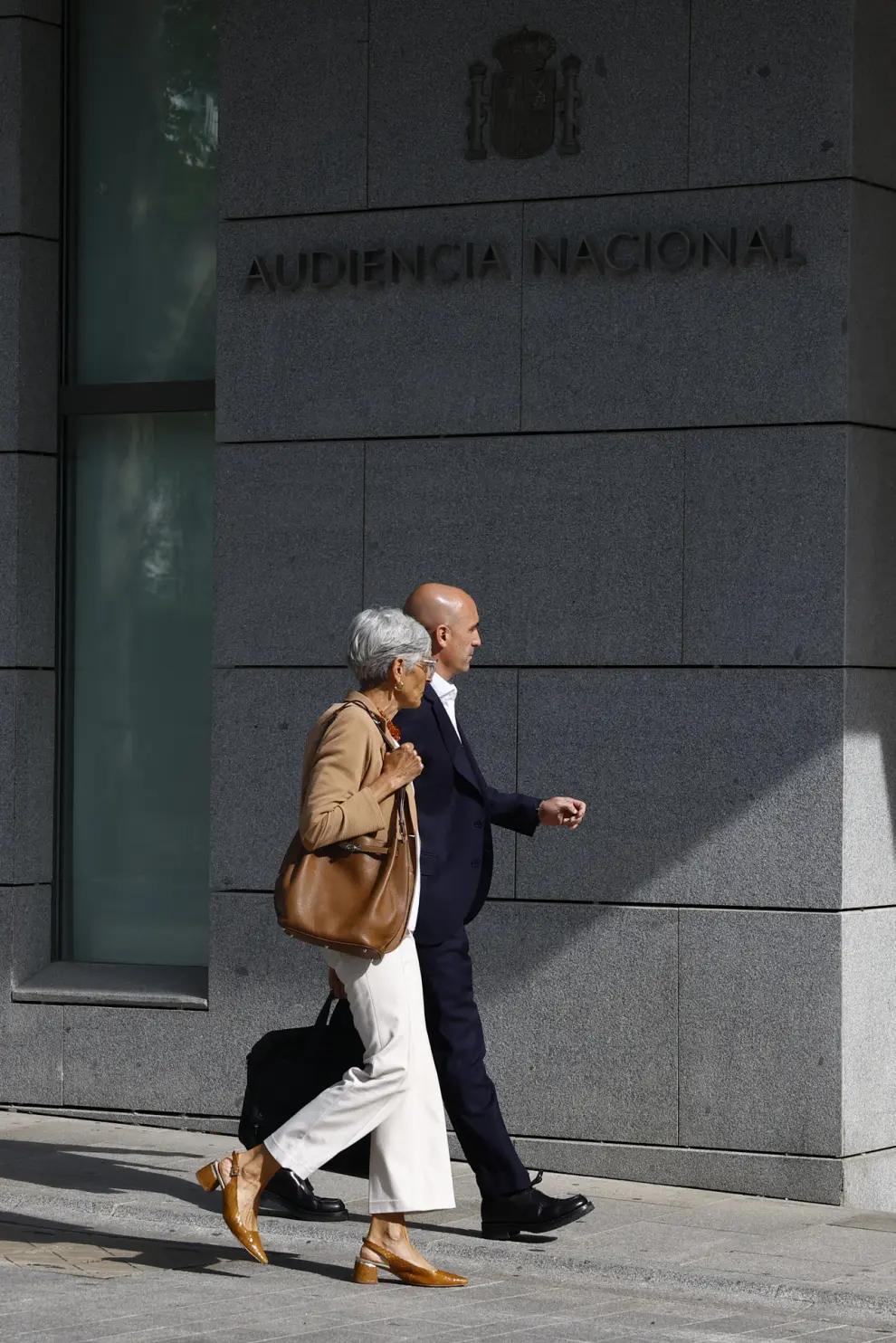 Former president of the Royal Spanish Football Federation Luis Rubiales arrives at the high court in Madrid, Spain - September 15, 2023 REUTERS/Susana Vera