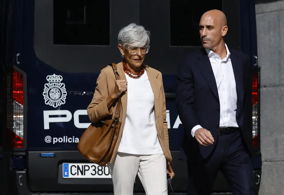 Former president of the Royal Spanish Football Federation Luis Rubiales arrives at the high court in Madrid, Spain - September 15, 2023 REUTERS/Susana Vera