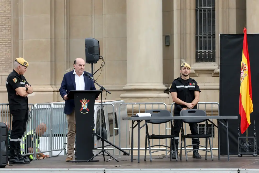 Fotos de las exhibiciones de rescate en la plaza del Pilar por el Día del Donante de Médula Ósea