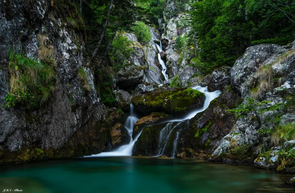 Cascadas de Salenques, en el valle del Pirineo que lleva su nombre