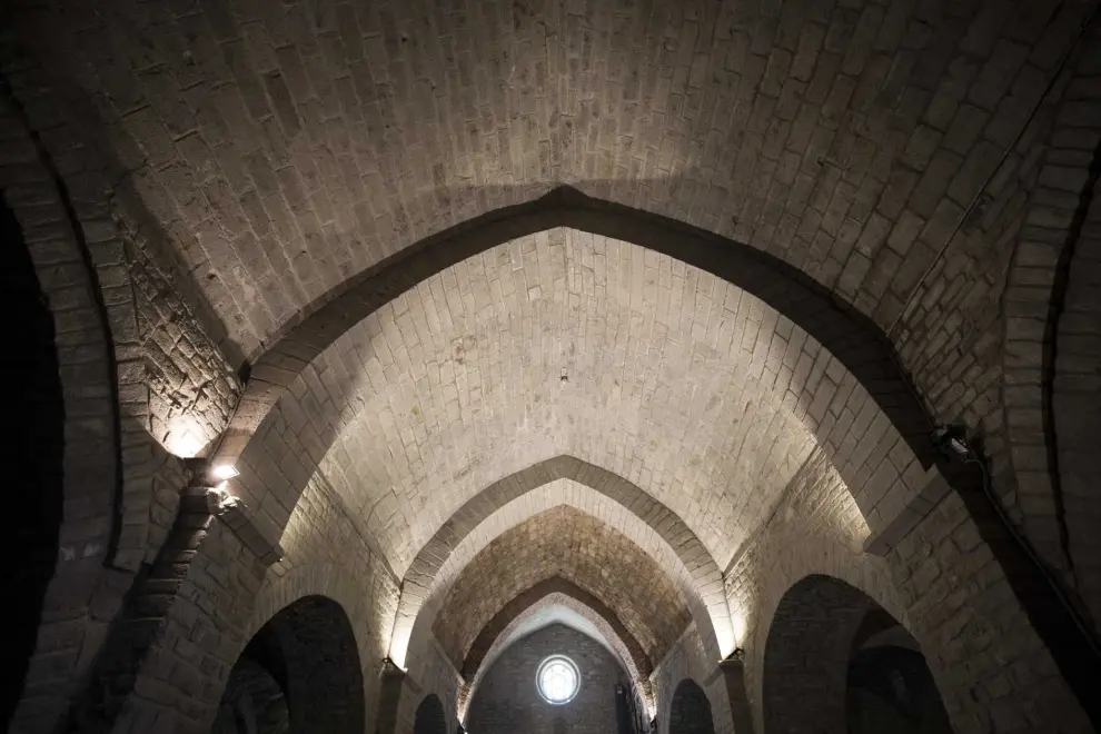 Interior de la Catedral de San Vicente, en Roda de Isábena
