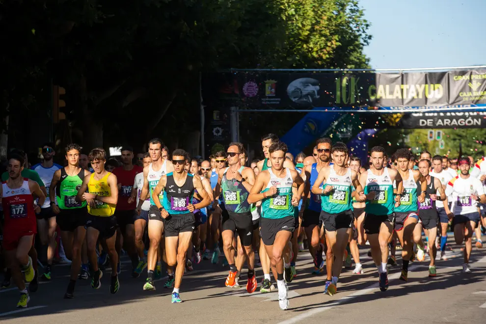 Calatayud volvió a convertirse en una fiesta del atletismo con la celebración de la 10K 'Gran Premio Caja Rural de Aragón'.