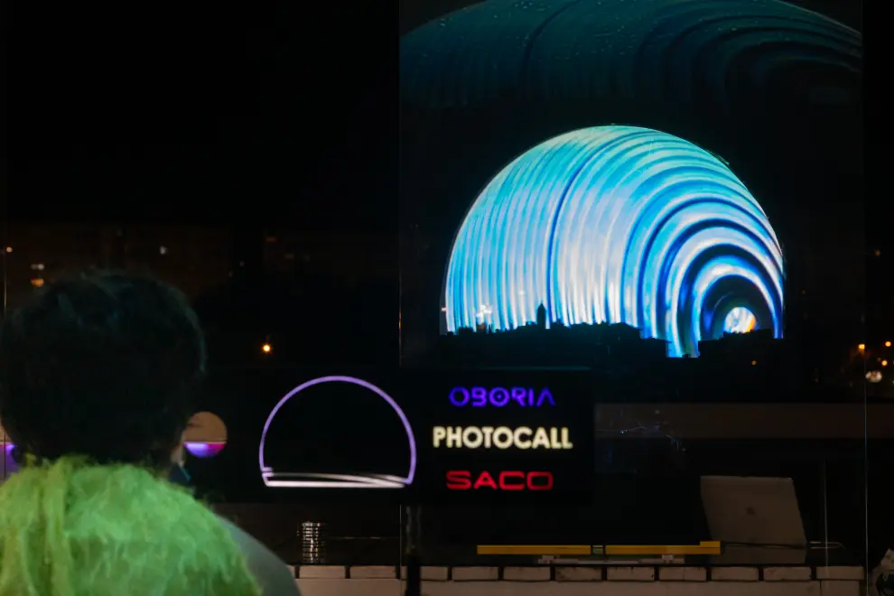 El arquitecto zaragozano Miguel Fontgivell, su equipo y amigos celebraron en Zaragoza la inauguración de La Esfera de Las Vegas a cargo de U2