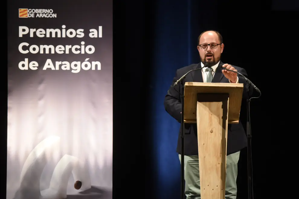 El Teatro Olimpia de Huesca ha sido escenario de la entrega de la tercera edición de los Premios al Comercio de Aragón.