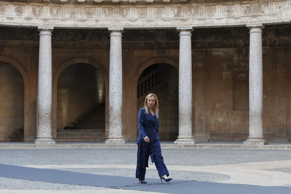 Los reyes reciben en La Alhambra a los líderes políticos asistentes a la cumbre europea