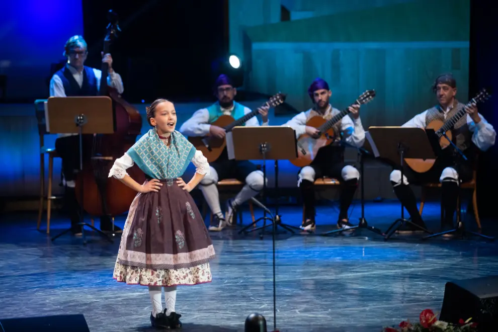 En el Auditorio de Zaragoza se ha celebrado este sábado el Certamen de Jota Benjamín, Infantil y Juvenil.
