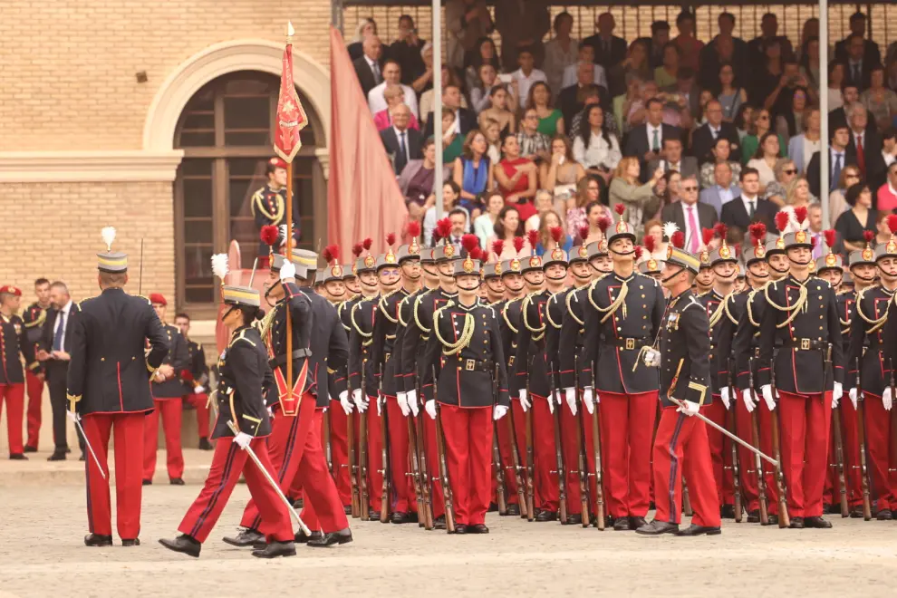 En fotos: La princesa Leonor jura bandera en la Academia General Militar de Zaragoza