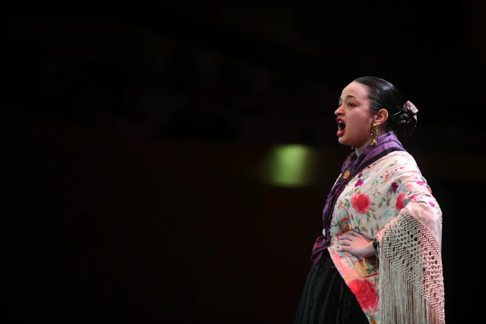 La última sesión de la categoría adulto del Certamen Oficial de Jota se ha celebrado en la Sala Mozart del Auditorio de Zaragoza.