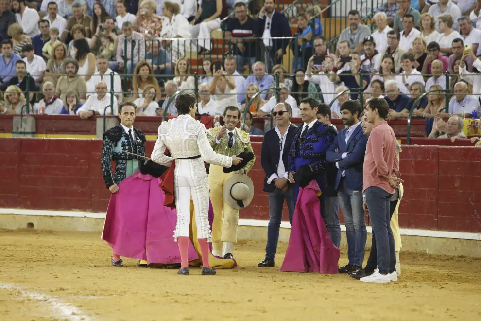 Feria del Pilar 2023: José Ignacio Uceda Leal, Sebastián Castella y Tomás Rufo en la plaza de la Misericordia de Zaragoza