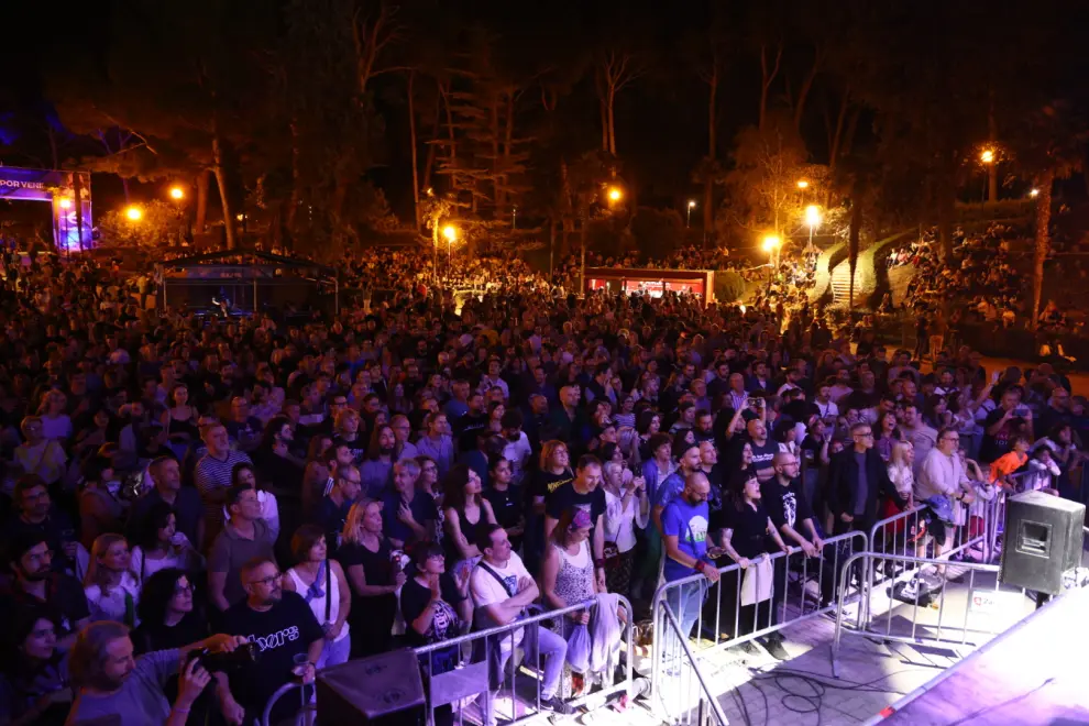 Fiestas del Pilar 2023: concierto de La Costa Brava en el Jardín de Invierno del Parque Grande de Zaragoza