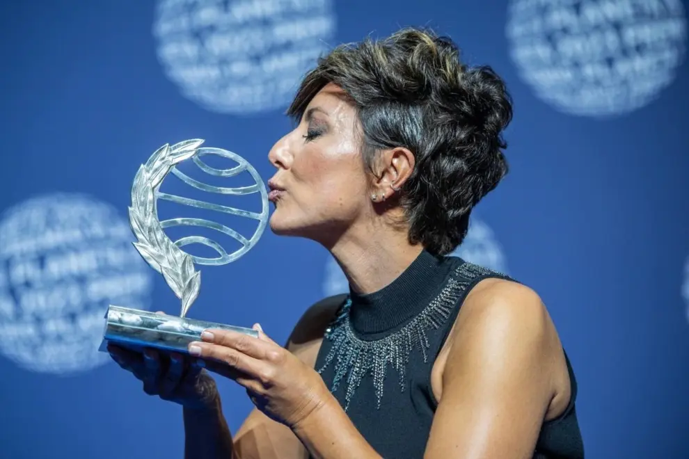 La periodista, presentadora y escritora Sonsoles Ónega ha ganado este domingo por la noche con Las hijas de la criada el LXXII Premio Planeta de Novela 2023, dotado con 1 millón de euros...EUROPA PRESS-LORENA SOPENA..15/10/2023[[[EP]]]
