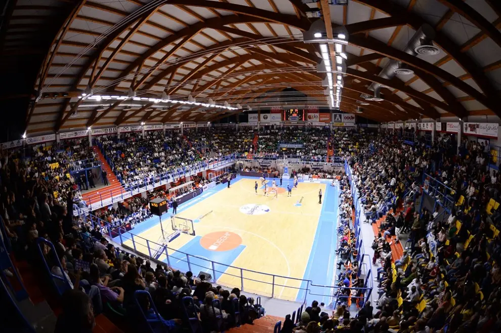 Partido Happy Casa Brindisi-Casademont Zaragoza, primer partido de la fase de grupos de la FIBA Europe Cup