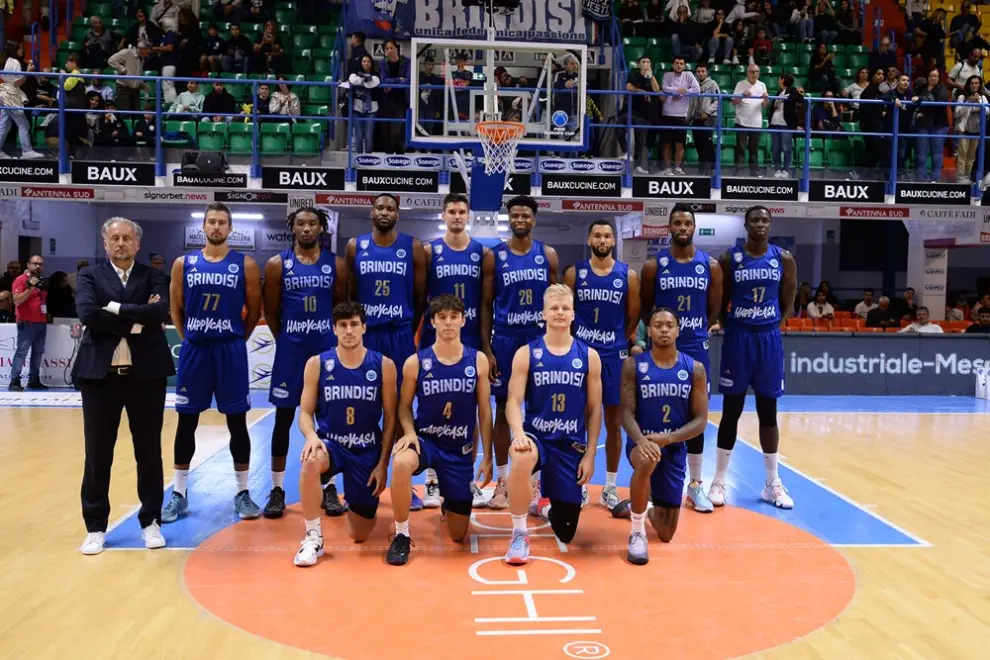 Partido Happy Casa Brindisi-Casademont Zaragoza, primer partido de la fase de grupos de la FIBA Europe Cup