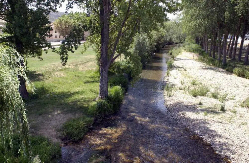 Río Ucero, en el Burgo de Osma, Soria