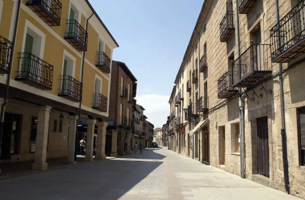 Calle Mayor de Burgo de Osma, Soria