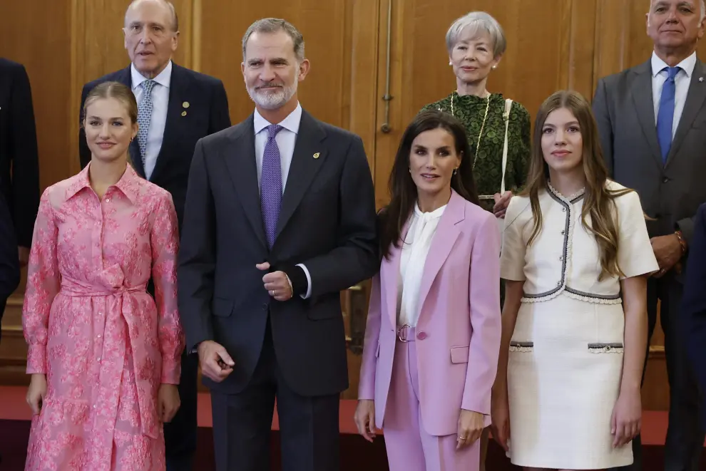Entrega de medallas a los galardonados con el Premio Princesa de Asturias 2023.
