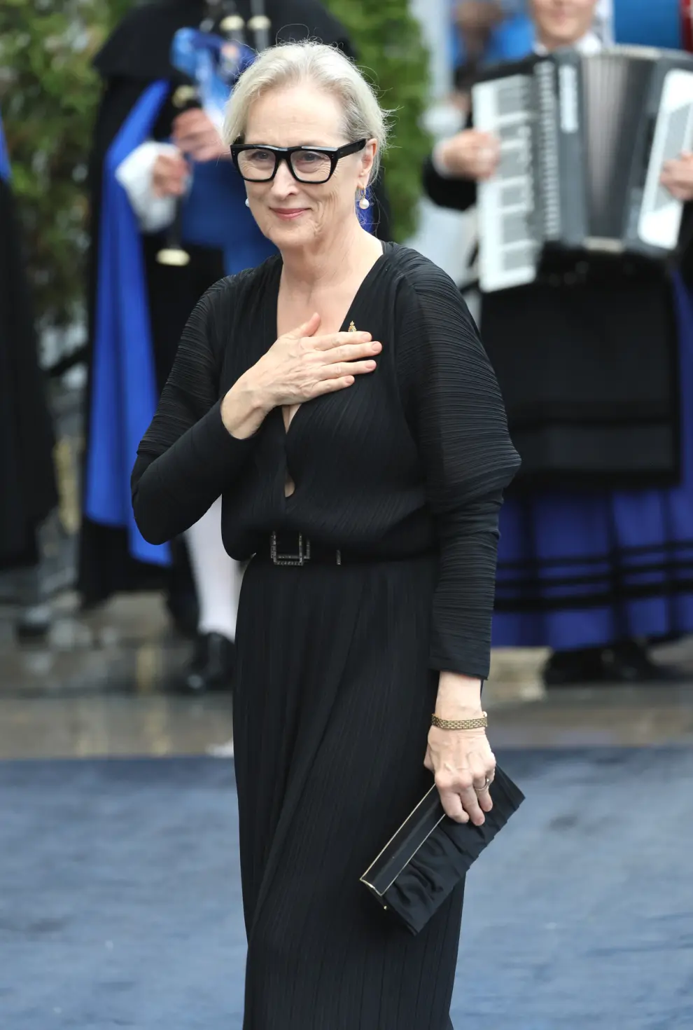 La actriz Meryl Streep, Premio Princesa de Asturias de las Artes, a su llegada a la entrega de los Premios Princesa de Asturias 2023, a 20 de octubre de 2023, en Oviedo (España)...PREMIOS;PRINCESA DE ASTURIAS;REYES;FAMOSOS;CASA REAL..Raúl Terrel / Europa Press..20/10/2023[[[EP]]]