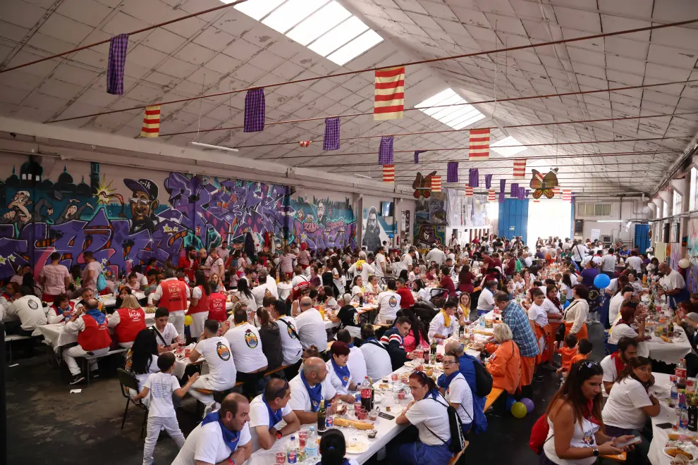 La Federación de Interpeñas celebra su comida de hermandad en la peña La Murga, este sábado en Zaragoza.